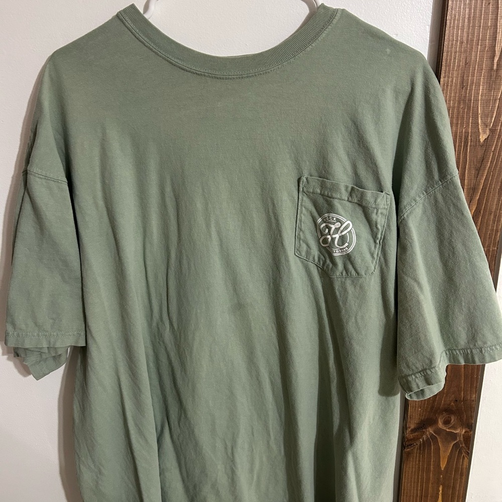 Huck Outdoors Green Pocket T-Shirt